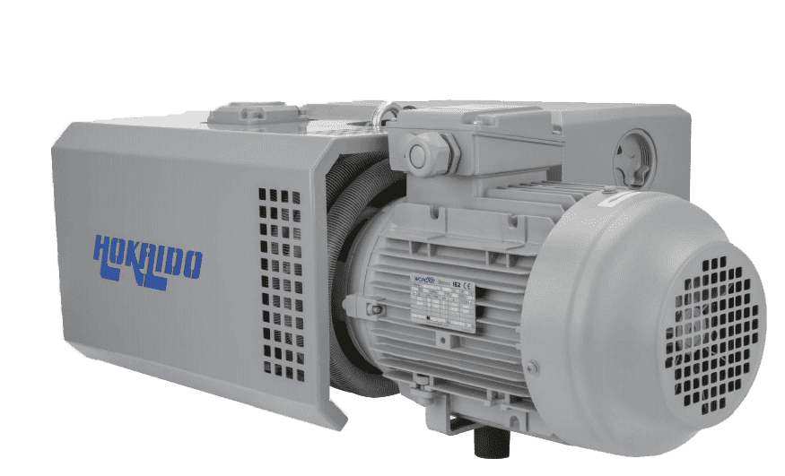 Oil-lubricated rotary vane vacuum pump